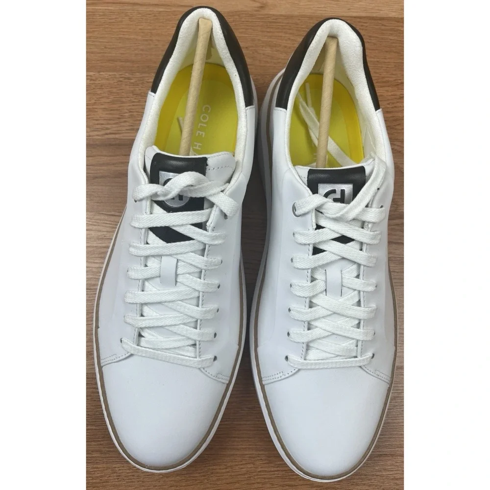 Cole Haan GrandPro Topspin Sneakers Men's Size 11 Optic White  Leather  NEW